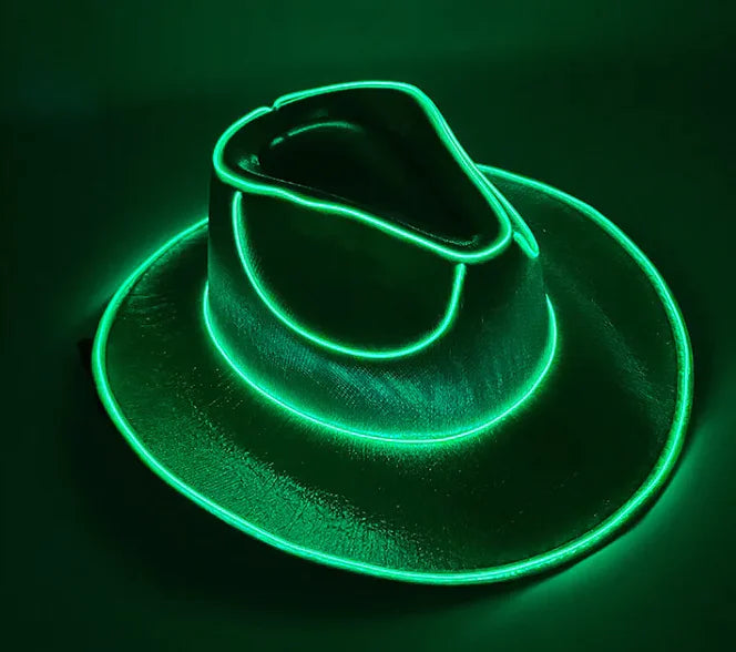 LED Glow Cowboy Party Hat