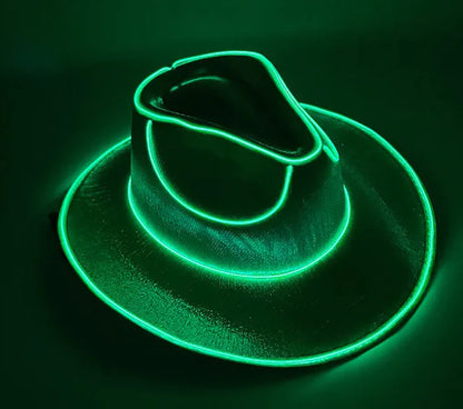 LED Glow Cowboy Party Hat