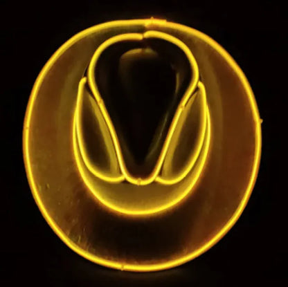 LED Glow Cowboy Party Hat