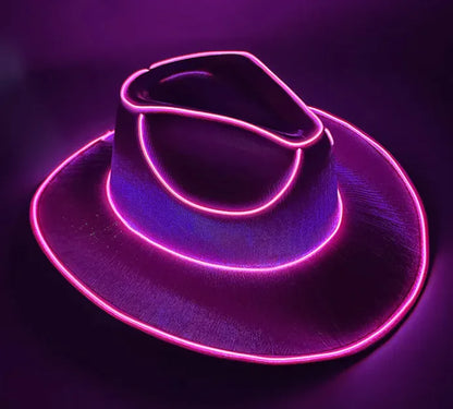 LED Glow Cowboy Party Hat