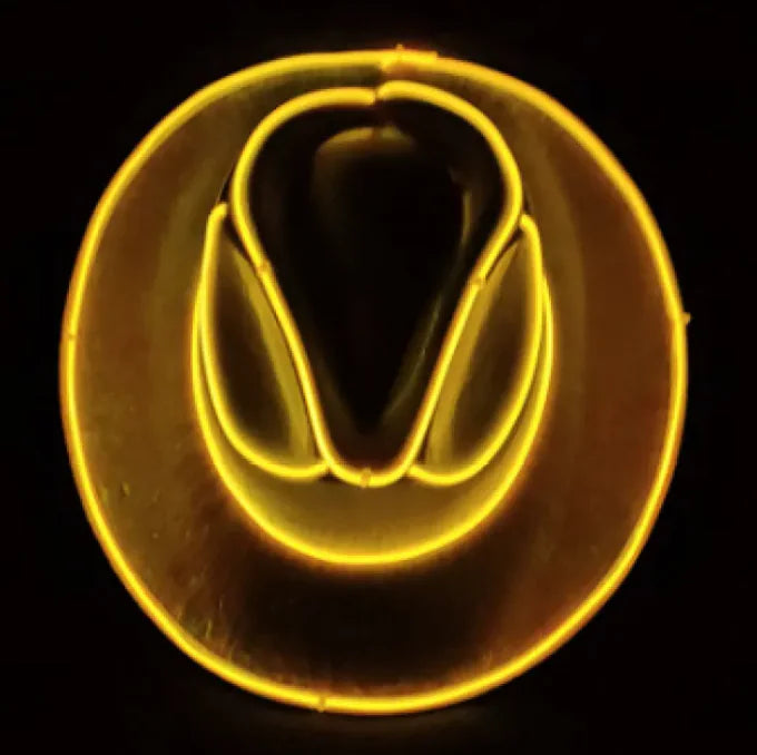 LED Glow Cowboy Party Hat