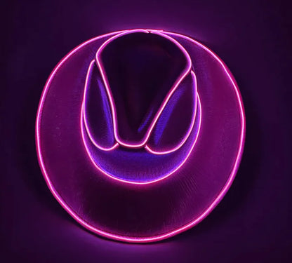 LED Glow Cowboy Party Hat