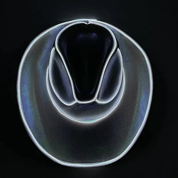 LED Glow Cowboy Party Hat