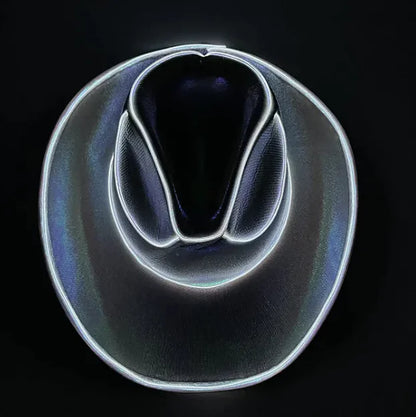 LED Glow Cowboy Party Hat