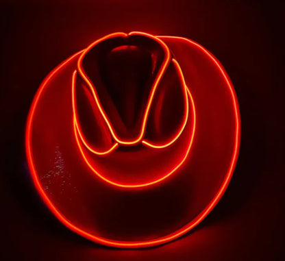 LED Glow Cowboy Party Hat